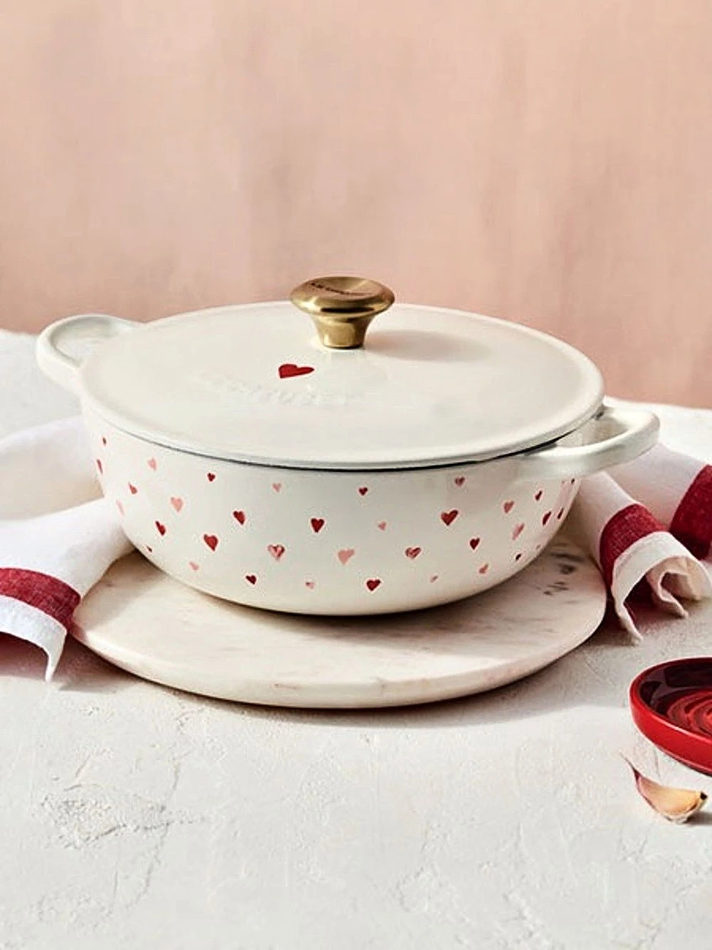 NEW Le Creuset L’Amour Heart Dutch Oven 22cm 2.75 Qt